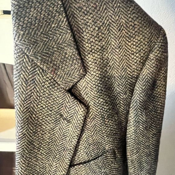 Robert Stock Made In Russia Mens Blazer Tweed 100% Wool 42R - Picture 2 of 9